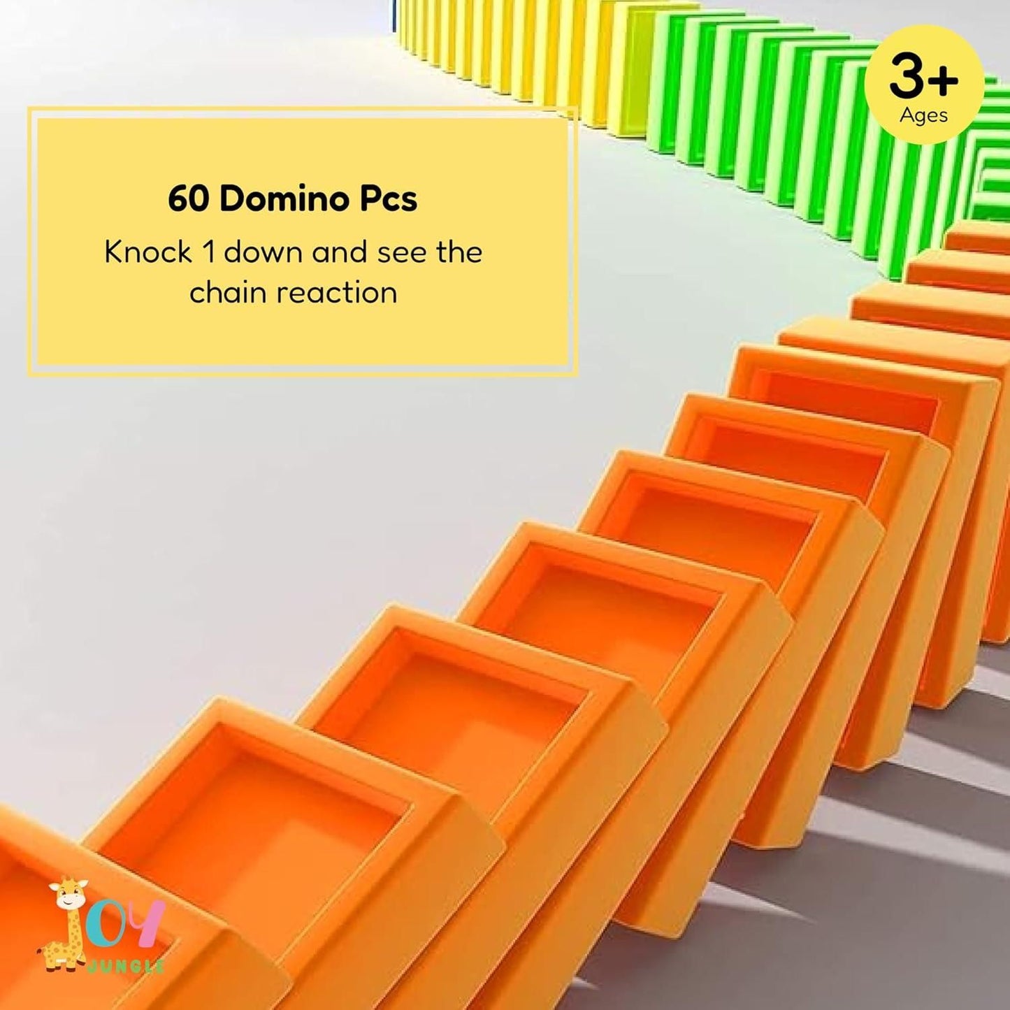 Train Domino Set | BPA Free Plastic|Sound Effects